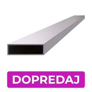 DOPREDAJ profil 50 x 15 x 1,5 x 2000 mm, brúsená AISI 304
