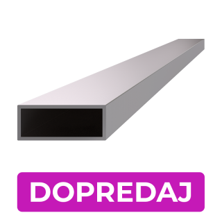 DOPREDAJ profil 50 x 20 x 2 x 1000 mm, brúsená AISI 304