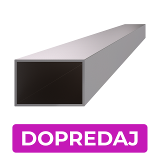DOPREDAJ profil 50 x 30 x 2 x 1000 mm, brúsená AISI 304