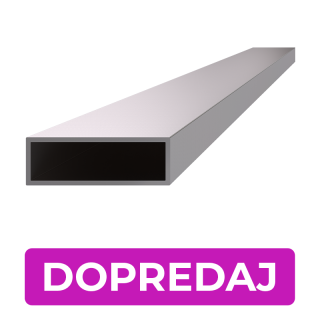 DOPREDAJ profil 60 x 20 x 2 x 1000 mm, brúsená AISI 304