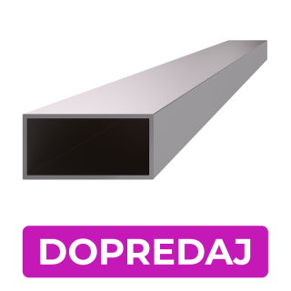 DOPREDAJ profil 60 x 30 x 2 x 1000 mm, brúsená AISI 304