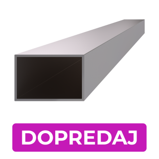 DOPREDAJ profil 60 x 40 x 2 x 2000 mm, brúsená AISI 304