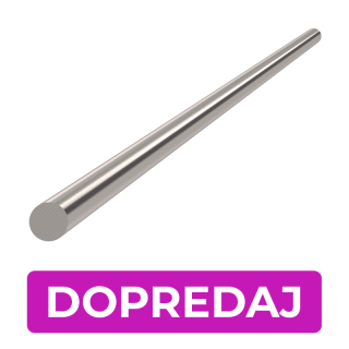 DOPREDAJ tyč ø 3 x 2000 mm, kartáčovaná nerez AISI 304