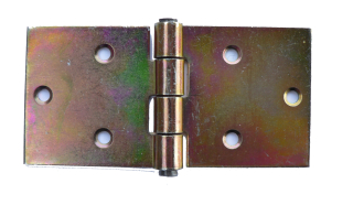 Záves pásový 102 x 50 mm, žltý zinok