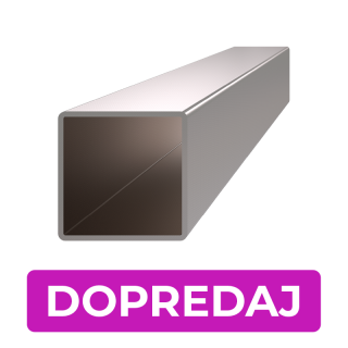 DOPREDAJ profil 35 x 35 x 2 x 1000 mm, brúsená AISI 304