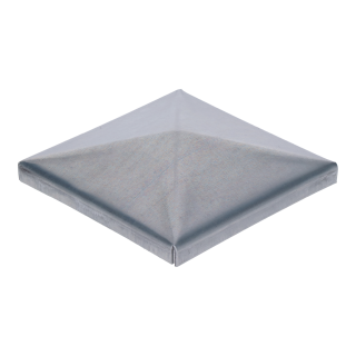 Strieška plechová, pozink, 120 x 120 x 1,5 mm