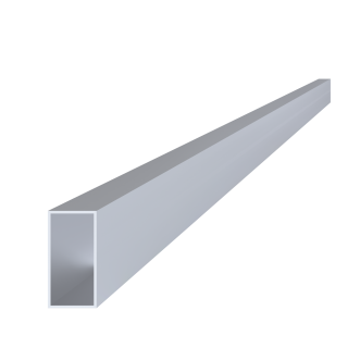 Hliníkový jokel 40 x 20 x 1,1 x 6000 mm, bez úpravy