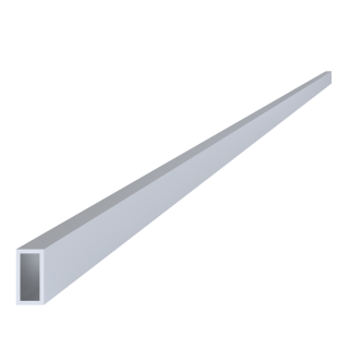 Dopredaj Hliníkový jokel 20 x 10 x 1,5 x 6000 mm, bez úpravy