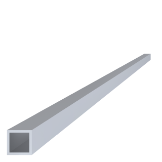 Dopredaj Hliníkový jokel 20 x 20 x 2 x 6000 mm, bez úpravy