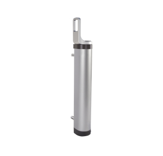 Hydraulický zatvárač 180°, montáž na pánty, Silver