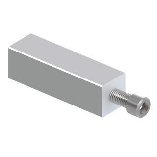 Nerezová rohová spojka 30 mm, AISI 304, HEAVY DUTY