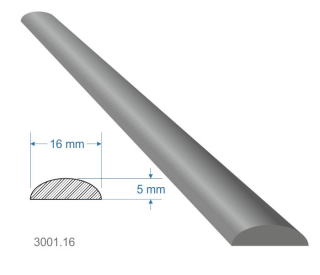 DOPREDAJ Pásovina oblá D, 16 x 5 x 2000 mm