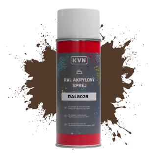 Farba v spreji - RAL 8028, 400 ml