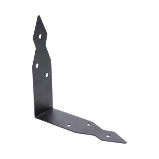 Dekoratívny rohovník 146 x 40 x 1,5 mm, čierny