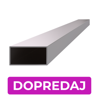 DOPREDAJ Profil 50 x 25 x 1,5 x 2000 mm, brúsená AISI 304