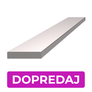 DOPREDAJ Tyč plochá 25 x 5 x 2000 mm, brúsená AISI 304