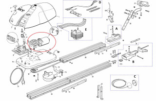 MGDC00200 motor 24 V, 26 W s prevodovkou SP6100