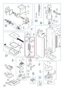 SPAMG091A00 kit pružiny pre M3BAR / M5BAR