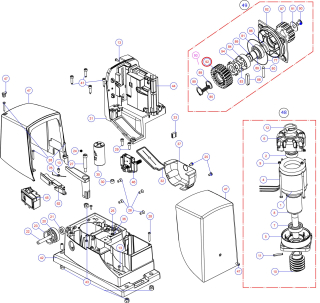 PD1094A0000 kolo prevodovky pre ROX600/1000