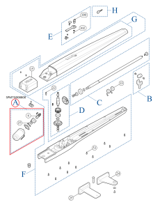 SPMTG08800 kit motora pre TOONA7024