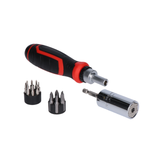 Multi socket skrutkovač s račňou