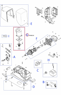 PRRB01B kit motora pre RB600