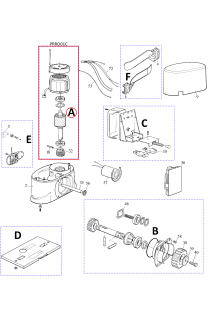 VÝROBA UKONČENA - PRRO01C motor komplet pre ROBO500