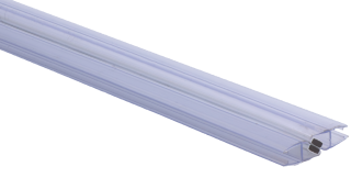 Plastové tesnenia magnetické, na sklo 6 mm, L = 2200 mm