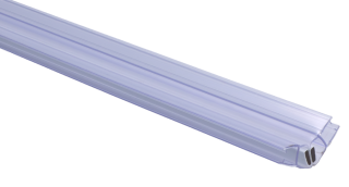 Plastové tesnenia magnetické, sklo 10 mm, 135°, L = 2200 mm