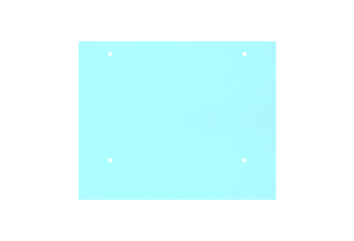 Transparentné ESG/VSG sklo, 1000 x 1250 x 12,76 mm
