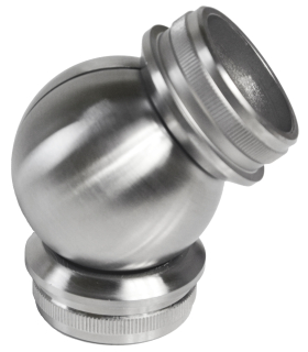 Spojka s kĺbom na trubku ø 42,4 mm, brúsená nerez AISI 304