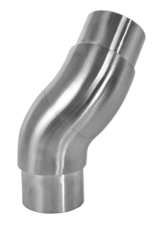 Spojka nastaviteľná na trubku ø 42,4 mm, brúsená AISI 304