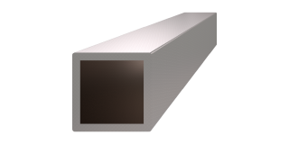 Profil 15 x 15 x 1,5 x 3000 mm, brúsená nerez AISI 304