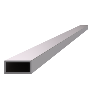 Profil 30 x 15 x 1,5 x 6000 mm, brúsená nerez AISI 304