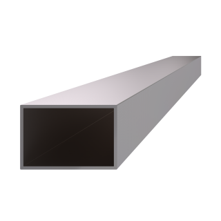 Profil 50 x 30 x 2 x 6000 mm, brúsená nerez AISI 304