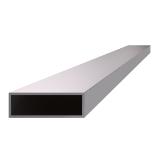 Profil 60 x 20 x 2 x 6000 mm, brúsená nerez AISI 304