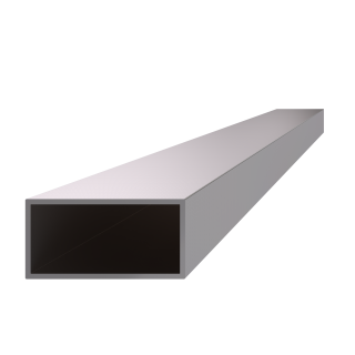 Profil 60 x 30 x 2 x 6000 mm, brúsená nerez AISI 304