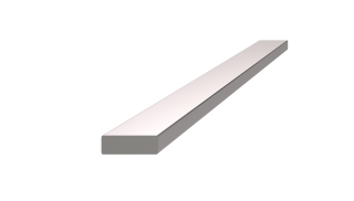 Tyč plochá 15 x 5 x 2000 mm, brúsená nerez AISI 304