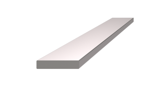 Tyč plochá 25 x 5 x 3000 mm, brúsená nerez AISI 304