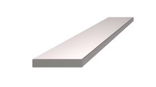 Tyč plochá 30 x 5 x 6000 mm, brúsená nerez AISI 304