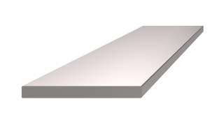 Tyč plochá 50 x 5 x 1000 mm, brúsená nerez AISI 304