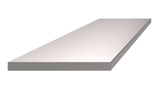 Tyč plochá 60 x 5 x 3000 mm, brúsená nerez AISI 304
