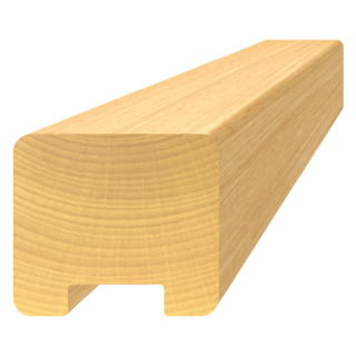 Drevený profil 45 x 40 x 3000 mm, buk, brúsený bez náteru