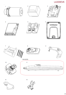 041A0356 kompletné rameno LA300EV