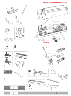 041A4028 transformátor LM60EV, LM60EV/S/F