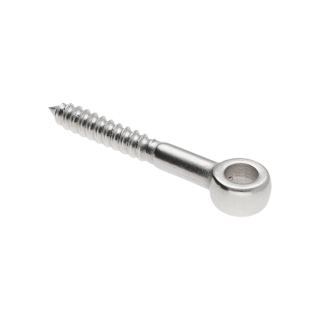Úchyt pre držiak lanka, oko 8,4 mm, nerez AISI 304