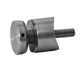 Svorka bodová, na ø 42,4 mm, sklo 6 - 12 mm, AISI 304