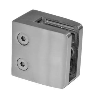 Svorka na jokel 40 x 40 mm, sklo 8 - 12,76 mm, AISI 304