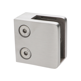 Svorka plochá, pre sklo 6 - 12,76 mm, brúsená AISI 304