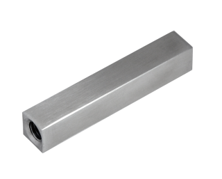 Čap 12 x 12 mm, L = 68 mm, závit M6/M8, brúsená AISI 304